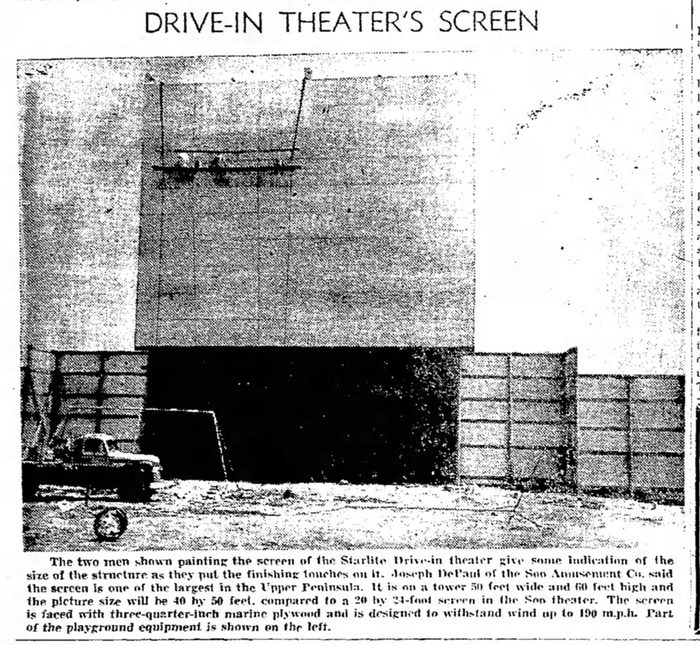 Starlite Drive-In Theatre - Article (newer photo)